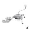 Manual Vegetable Chopper Quttin Grey Stainless steel 31 x 25,7 x 23 cm (6 Units)