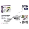 Käsikäyttöinen Vihannessilppuri Quttin Harmaa Ruostumaton teräs 31 x 25,7 x 23 cm (6 osaa)