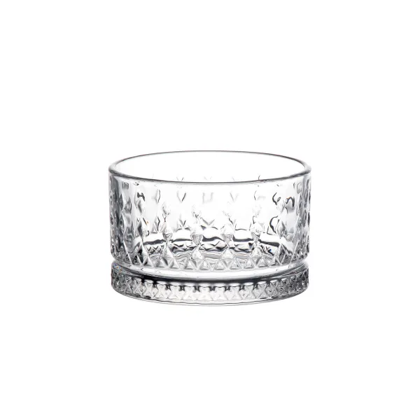 Set of bowls La Mediterránea Amir Transparent Glass 240 ml 4 Pieces (12 Units)