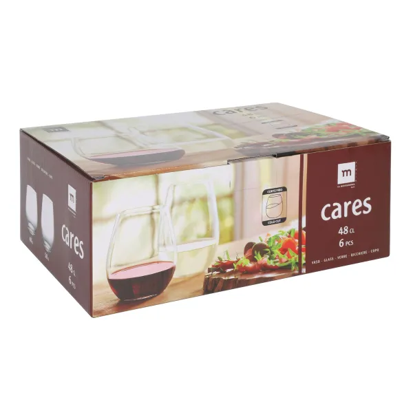 Стакан La Mediterránea Cares Прозрачный Cтекло 480 ml (36 штук)