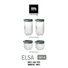 Набор из банок La Mediterránea Elsa Cтекло полипропилен 4 Предметы (6 штук)