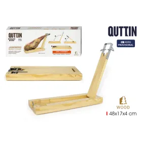 Šķiņķa statīvs Quttin Brūns Koks 48 x 17 x 4 cm (6 gb.)