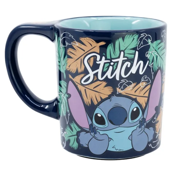 Disney Stitch - Dropsafe Untipable Ceramic Mug from the Ohana Collection 300 ml