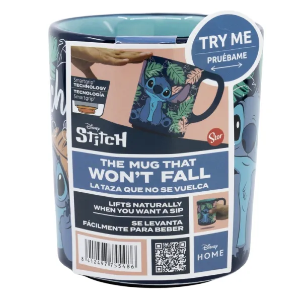Disney Stitch - Dropsafe Untipable Ceramic Mug from the Ohana Collection 300 ml