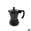 Italian Coffee Pot Quttin Aluminium 0,6 L (6 Units)