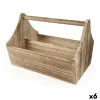 Универсальная корзина My Bar Деревянный 25 x 18 x 18 cm (6 штук)