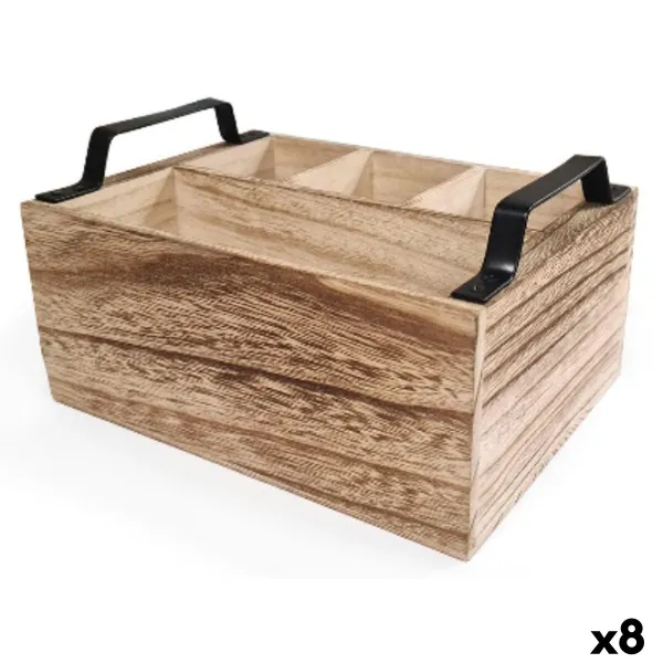 Daudzfunkcionāls Organizators My Bar Koks 12,5 cm 23 x 16,8 x 10 cm (8 gb.)