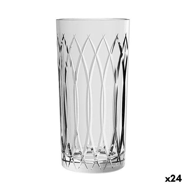 Lasi La Mediterránea Phasai seu Läpinäkyvä Lasi 460 ml (24 osaa)