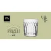 Glass La Mediterránea Phasai seu Transparent Glass 350 ml (24 Units)
