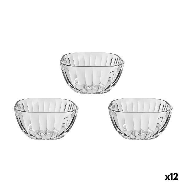 Kulhosetti La Mediterránea Edy Läpinäkyvä Lasi 270 ml 3 Kappaletta (12 osaa)
