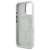 Karl Lagerfeld Silicone Shadow Metal Initial MagSafe - Case for iPhone 16 (white)