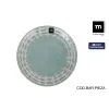 Flat Plate La Mediterránea Cuadric Ceramic Ø 21 cm (12 Units)