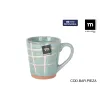 Puodelis La Mediterránea Cuadric 220 ml Keramikinis (24 vnt.)