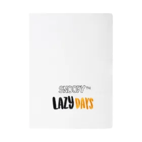 Snoopy - Plush notebook / notebook A5 from the Lazy Days collection
