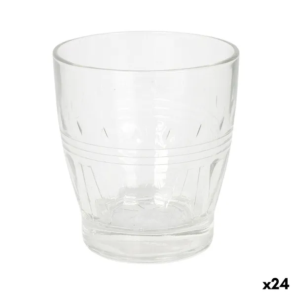 Lasi Royal Leerdam OLYMPEA RETRO Läpinäkyvä Lasi 350 ml (24 osaa)