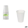 Lasisetti Algon Valkoinen Kartonki 330 ml 12 Kappaletta (24 osaa)