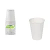 Lasisetti Algon Valkoinen Kartonki 330 ml 12 Kappaletta (24 osaa)