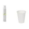 Stiklinių rinkinys Algon Balta Kartonas 330 ml 50 Dalys (18 vnt.)
