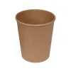 Set of glasses Algon Brown Cardboard 120 ml 50 Pieces (18 Units)