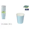 Lasisetti Algon Sininen Kartonki 200 ml 24 Kappaletta (18 osaa)