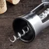 Bottle Opener with Corkscrew Quttin 18 x 7 x 4 cm Silver (18 Units)