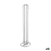 Kafijas Kapsulu Organizators Quttin Sudrabains Dzelzs 10 x 9 x 37,5 cm (12 gb.)