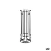 Kafijas Kapsulu Organizators Quttin Melns Dzelzs 11,5 x 33 cm (12 gb.)