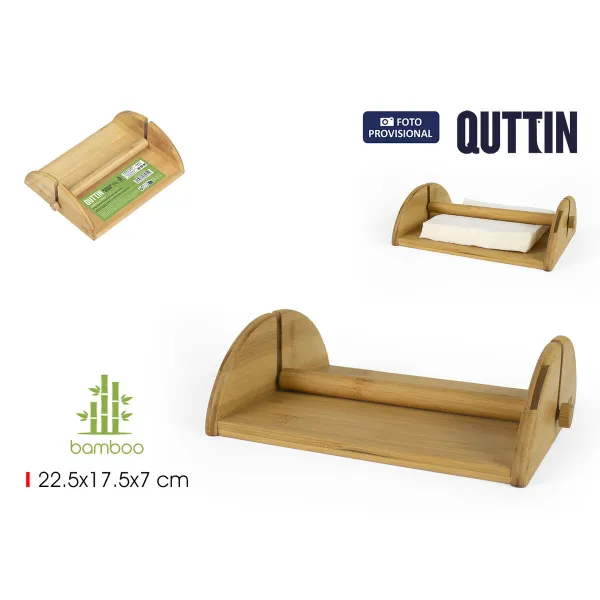 Paperiteline Quttin Ruskea Bambu 22,5 x 17,5 x 7 cm (12 osaa)