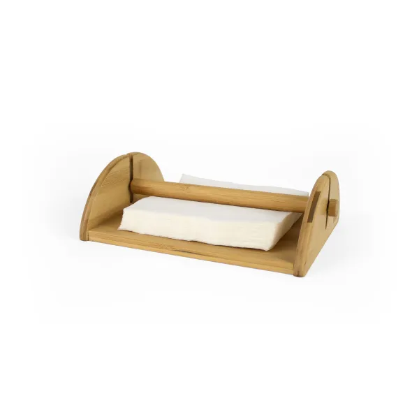 Salvešu Turētājs Quttin Brūns Bambuss 22,5 x 17,5 x 7 cm (12 gb.)
