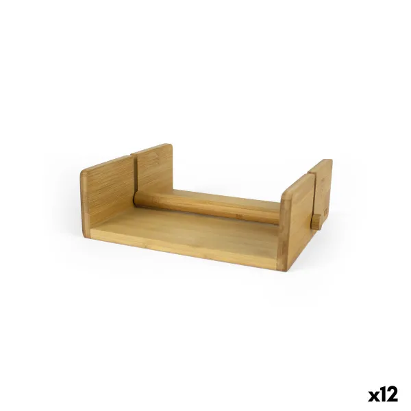 Salvešu Turētājs Quttin Brūns Bambuss 21,7 x 18,7 x 7 cm (12 gb.)