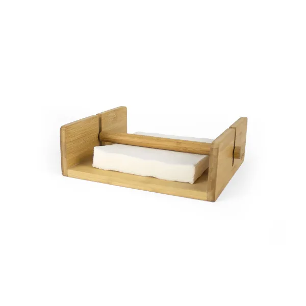 Napkin holder Quttin Brown Bamboo 21,7 x 18,7 x 7 cm (12 Units)