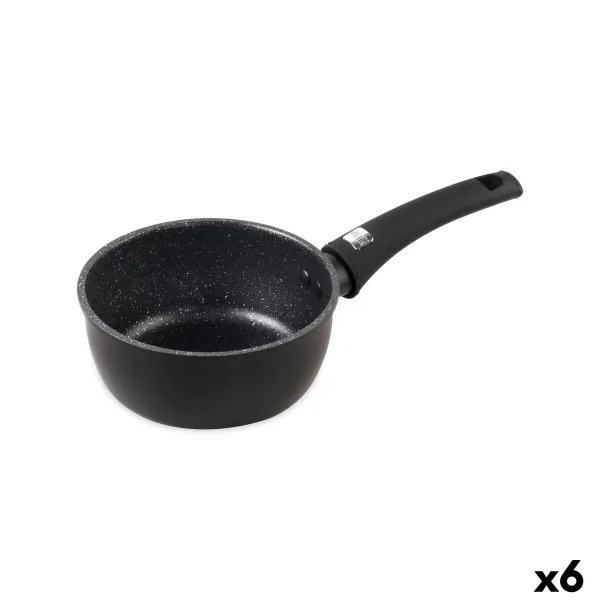Ковш Quttin UNIVERSE Чёрный Алюминий Ø 16 cm 16 x 7,5 cm (6 штук)