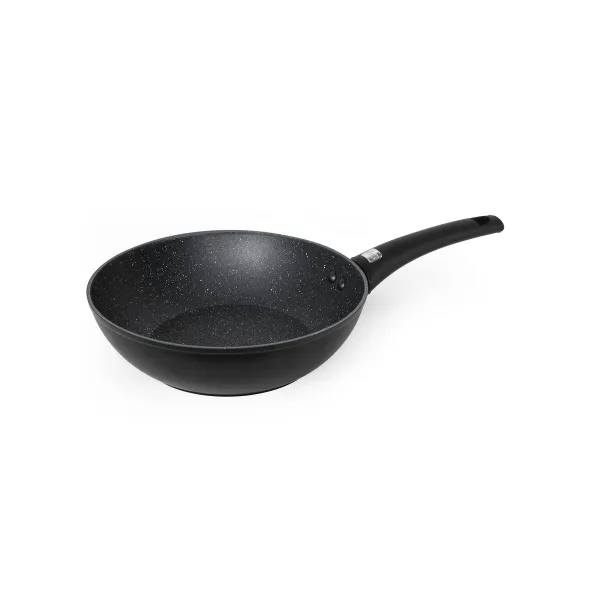 Wok keptuvė Quttin Universe Juoda Grūdintas aliuminis Ø 28 cm (6 vnt.)