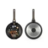 Pan Quttin LEATHER Brown Black Aluminium Ø 26 cm (6 Units)