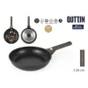 Pan Quttin LEATHER Brown Black Aluminium Ø 28 cm (6 Units)