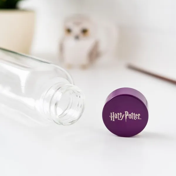 Harry Potter - Glass Water Bottle 500 ml (Hogwarts)