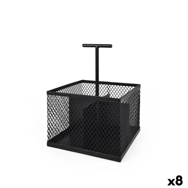 Monikäyttöinen järjestelijä My Bar Musta Metalli 16 x 16 x 21,5 cm (8 osaa)