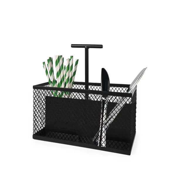 Multi-Purpose Organiser My Bar Black Metal 20,5 x 10,3 x 21,5 cm (8 Units)