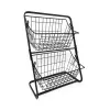 Vaisių dubuo Confortime Juoda Metalinis 28 x 18 x 39 cm (6 vnt.)