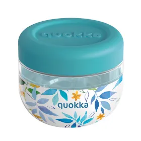 Quokka Bubble Food Jar - Food Container / Lunchbox 500 ml (Watercolor Leaves)