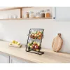 Vaisių dubuo Confortime Juoda Metalinis 28 x 18 x 39 cm (6 vnt.)