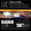 Napkin holder My Bar COCKTAIL Transparent polystyrene 13,5 x 13,5 x 5,5 cm (24 Units)