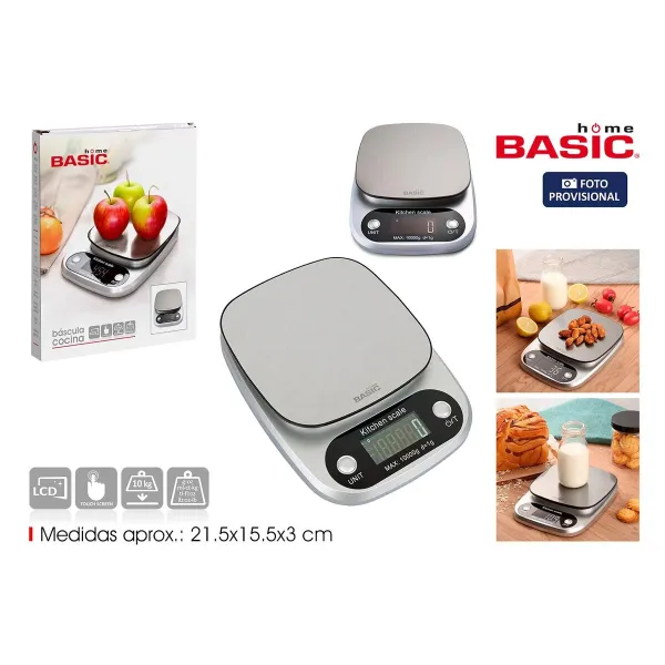 Keittiövaaka Basic Home 10 kg (12 osaa)