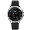 Spigen Enzo - Genuine Leather Strap for Samsung Galaxy Watch 8 / 8 Classic 40 / 44 / 46 mm (Black)