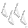 Зажим для скатерти My Bar Серебристый 7,4 x 4,5 x 1,2 cm 4 Предметы (24 штук)