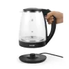 Tējkanna Basic Home Melns Caurspīdīgs Stikls 1500 W 2 L (6 gb.)