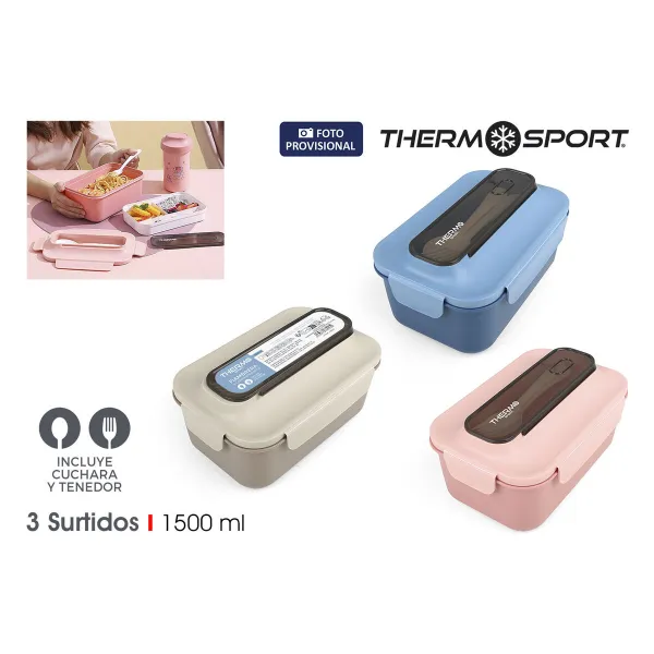 Судок ThermoSport Прямоугольный 1,5 L (12 штук)