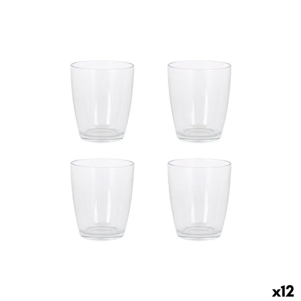 Stiklinių rinkinys LAV VEGA Skaidrus stiklas 340 ml 4 Dalys (12 vnt.)