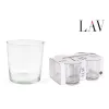 Set of glasses LAV BEST Transparent Glass 340 ml 4 Pieces (12 Units)