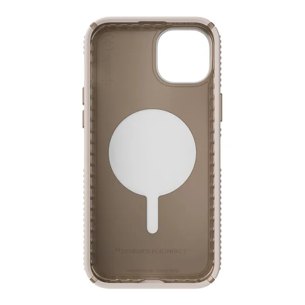 Speck Presidio2 Grip ClickLock & Magsafe - iPhone 15 Plus / iPhone 14 Plus Case (Bleached Bone / Heirloom Gold / Hazel Brown)